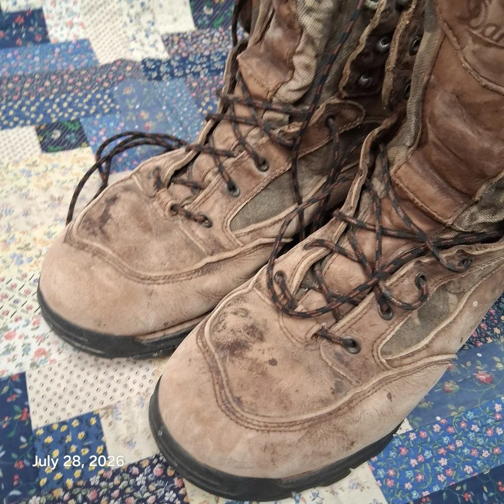 Danner Pronghorn Mens 10.5 D Brown Realtree Camo Gore-Tex Hunting Boots 42216